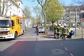 Einsatz BF Koeln Kran beruehrt Oberleitung DB Koeln Gremberg Taunusstr P062